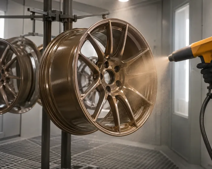 Wheel Refinishing by Industrial Special Powder Coatings